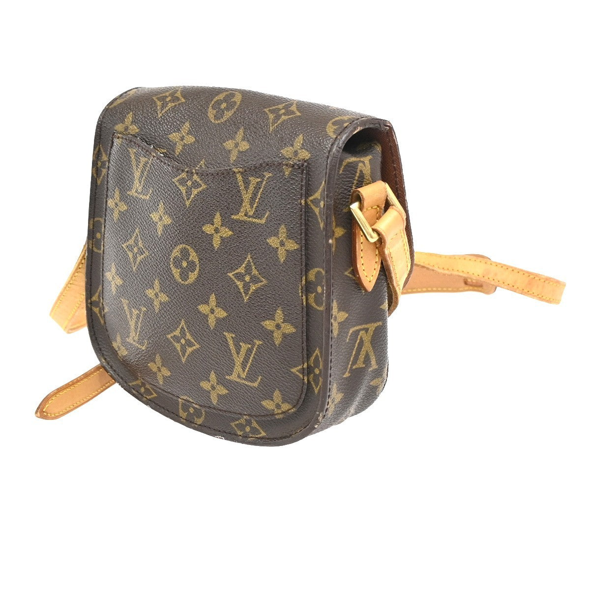 LOUIS VUITTON Mini Saint Cloud Shoulder Bag Monogram Leather BN M51244 39KC190