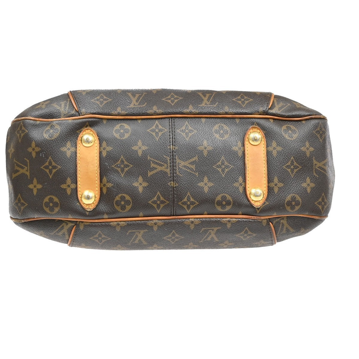 LOUIS VUITTON Galliera PM Shoulder Bag Monogram Leather Brown GD M56382 30MA654