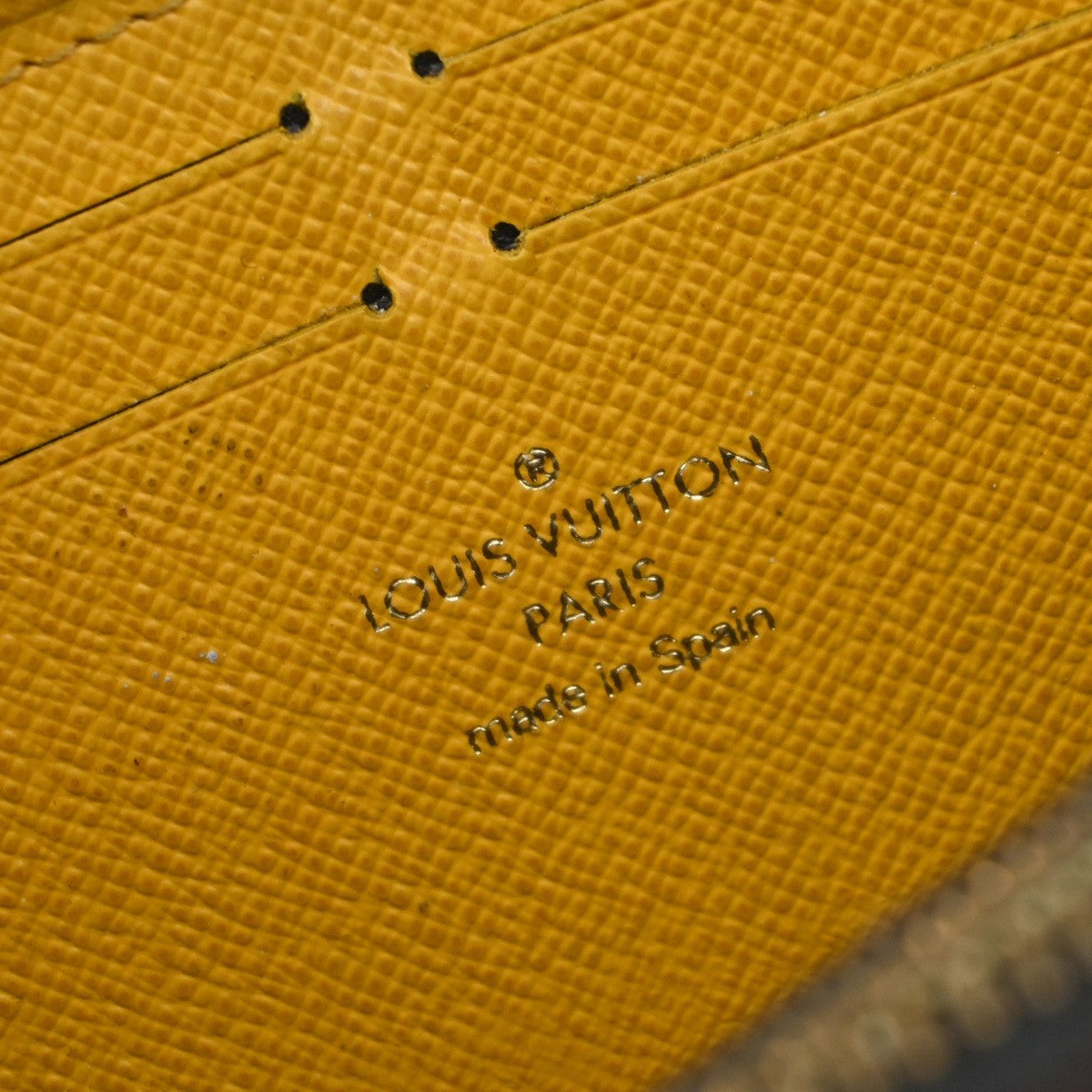 LOUIS VUITTON Portefeuille Clemence Long Wallet Monogram Brown M60744 83KB371