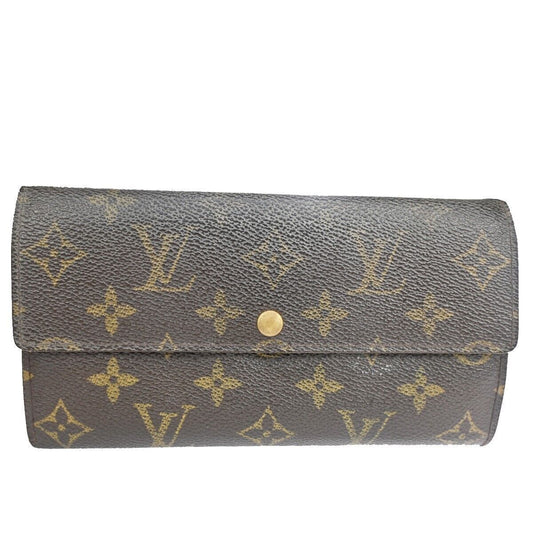 LOUIS VUITTON Porte Monnaie Credit Bifold Wallet Monogram Leather M61725 01YB847