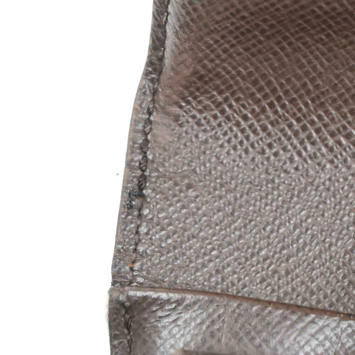 LOUIS VUITTON Portefeuille Tresor Etui Papier Wallet Damier Ebene N61202 02KC473