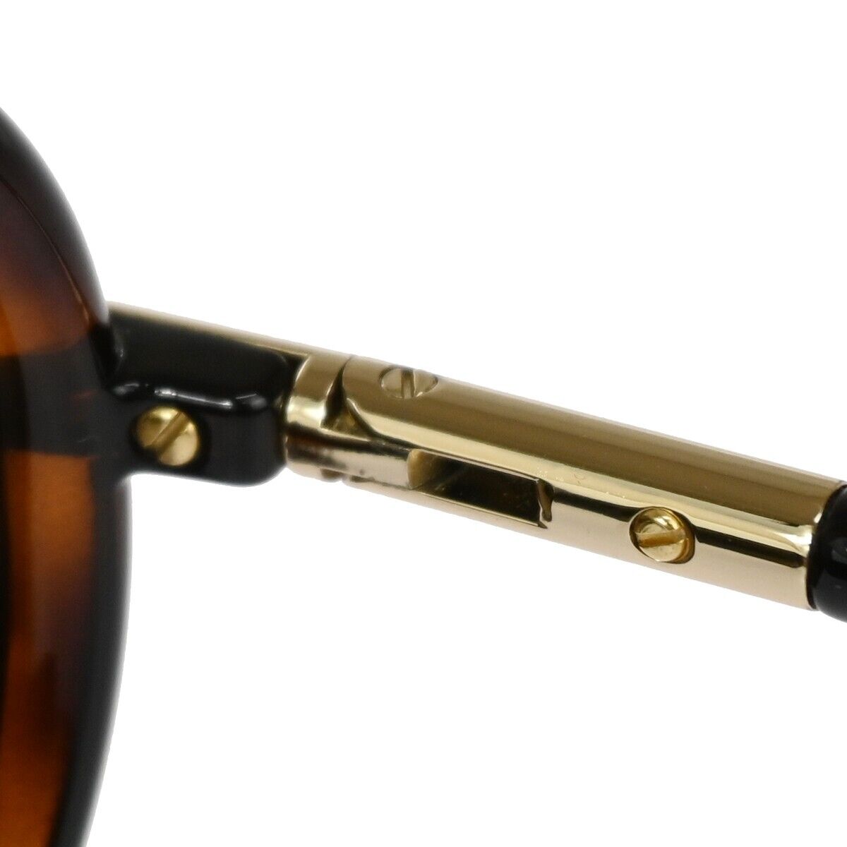TOM FORD Logo Sabrina Sunglasses  Eye Wear Plastic Brown Gold  TF161  02FA053