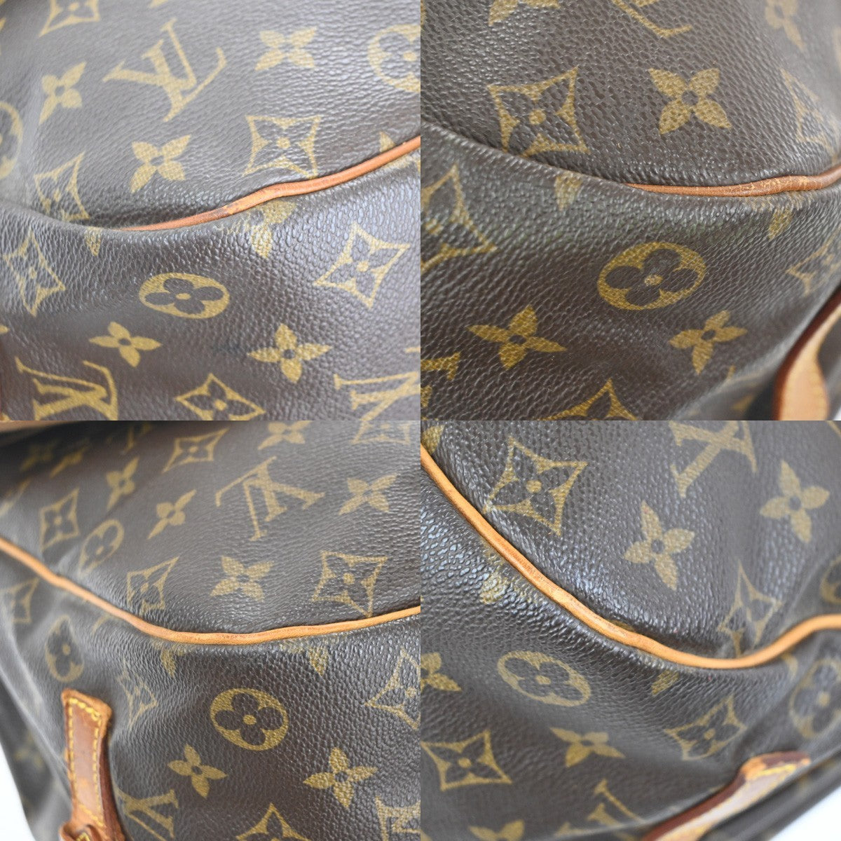LOUIS VUITTON Saumur 35 Shoulder Bag Monogram Leather BN France M42254 83KC992