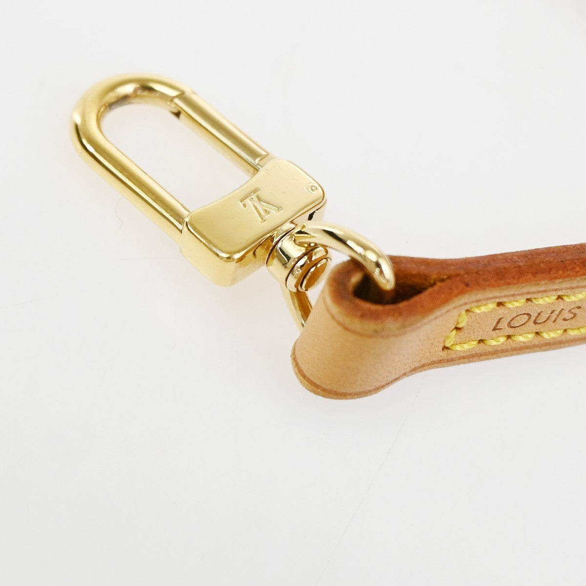 LOUIS VUITTON Logo Shoulder Bag Strap Adjustable Leather BN GHW J00142 61CA896