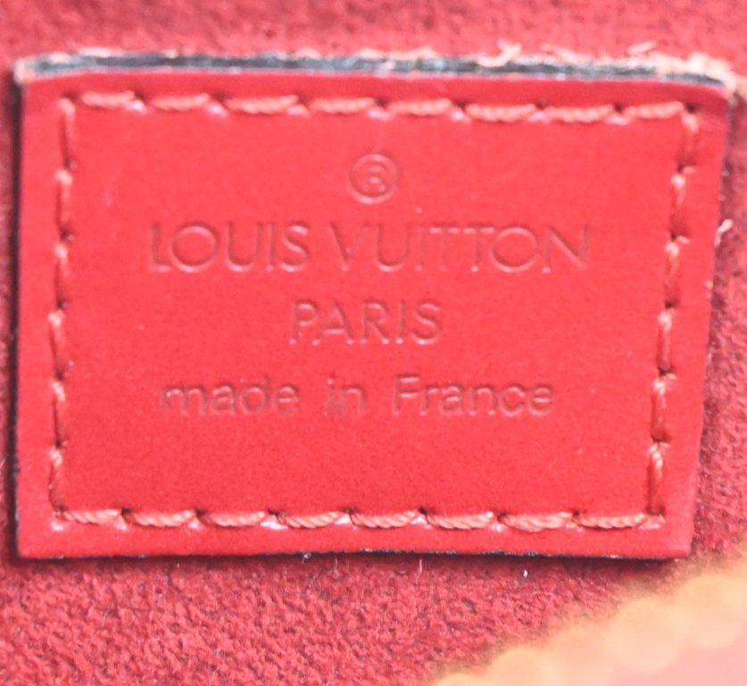LOUIS VUITTON LV Sabron Logo Hand Bag Epi Leather Red France M52047 72RL901