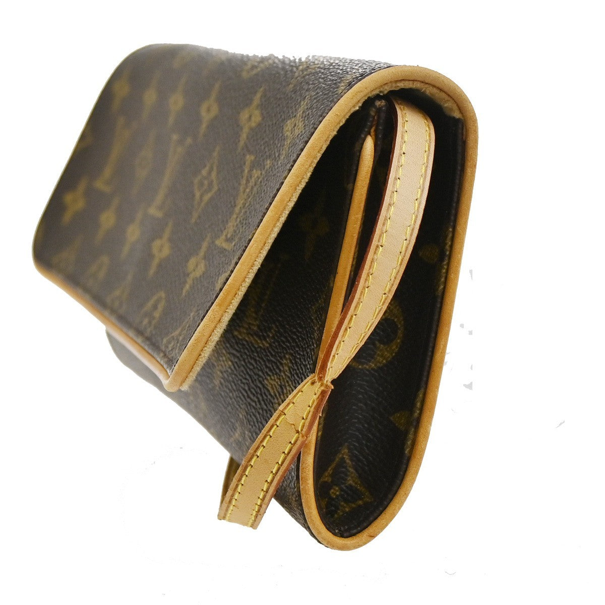 LOUIS VUITTON Pochette Twin GM 2Way Shoulder Bag Monogram Brown M51852 86KC982