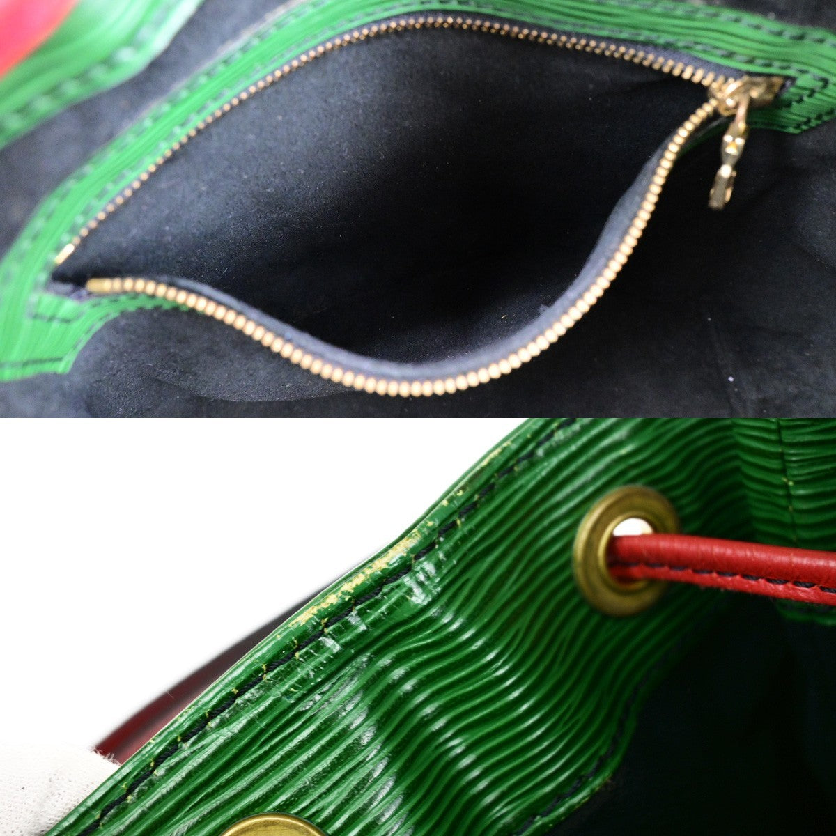LOUIS VUITTON Petit Noe Drawstring Shoulder Bag Epi Leather GN RD M44147 64YG725