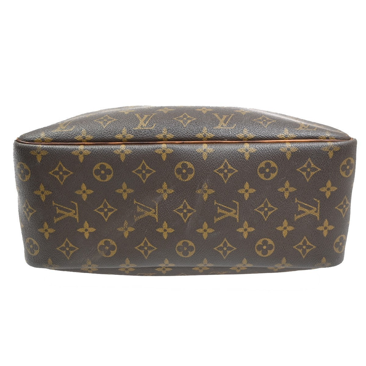 LOUIS VUITTON LV Logo Deauville Hand Bag Monogram Leather Brown M47270 31PA084