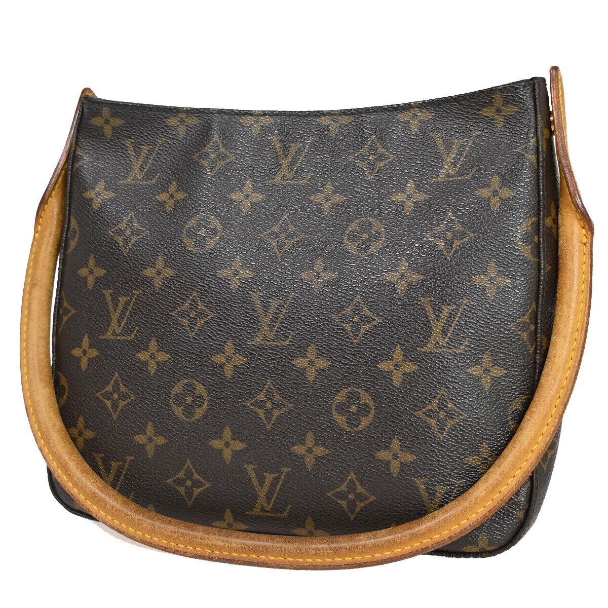 LOUIS VUITTON Looping MM Shoulder Bag Monogram Leather BN France M51146 85HB739