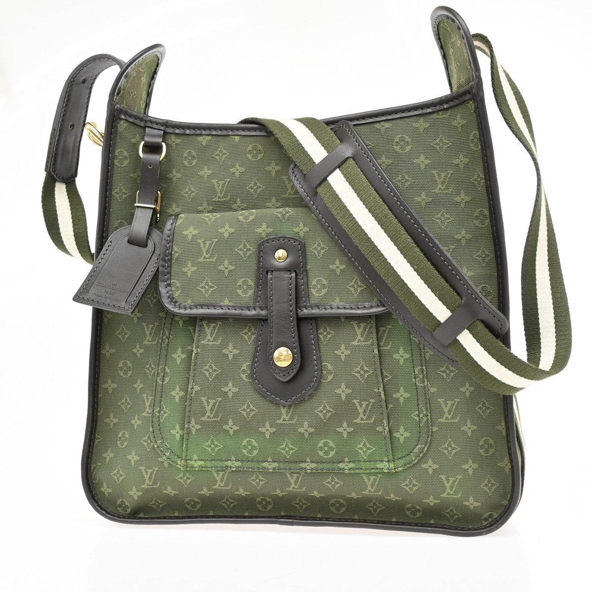 LOUIS VUITTON Marie Kate Shoulder Bag Monogram Mini Canvas Khaki M92322 35KB613