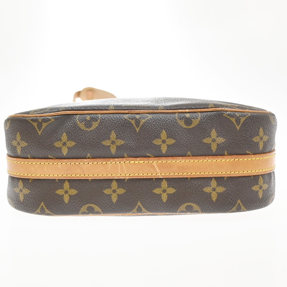LOUIS VUITTON Senlis Shoulder Bag Monogram Leather Brown France M51222 88YJ195