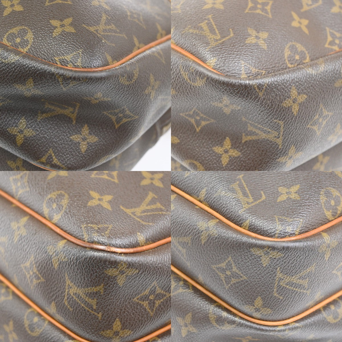 LOUIS VUITTON Reporter GM Crossbody Shoulder Bag Monogram Leather M45252 39KC606