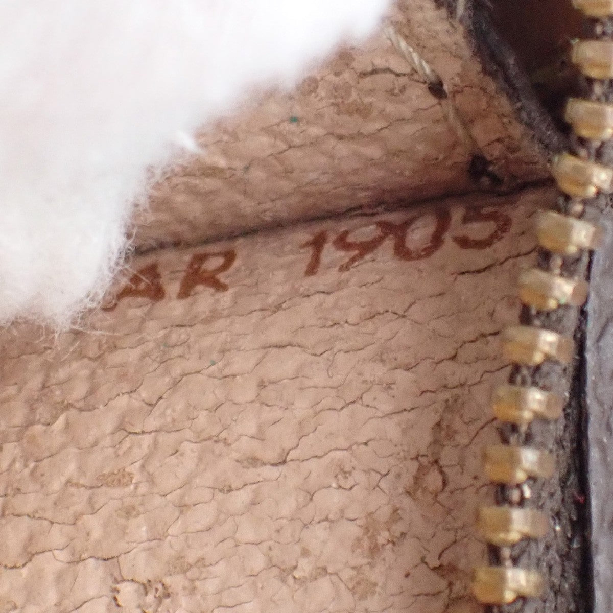 LOUIS VUITTON Logo BUCKET GM Pouch Bag Monogram Leather Brown France 02AA132