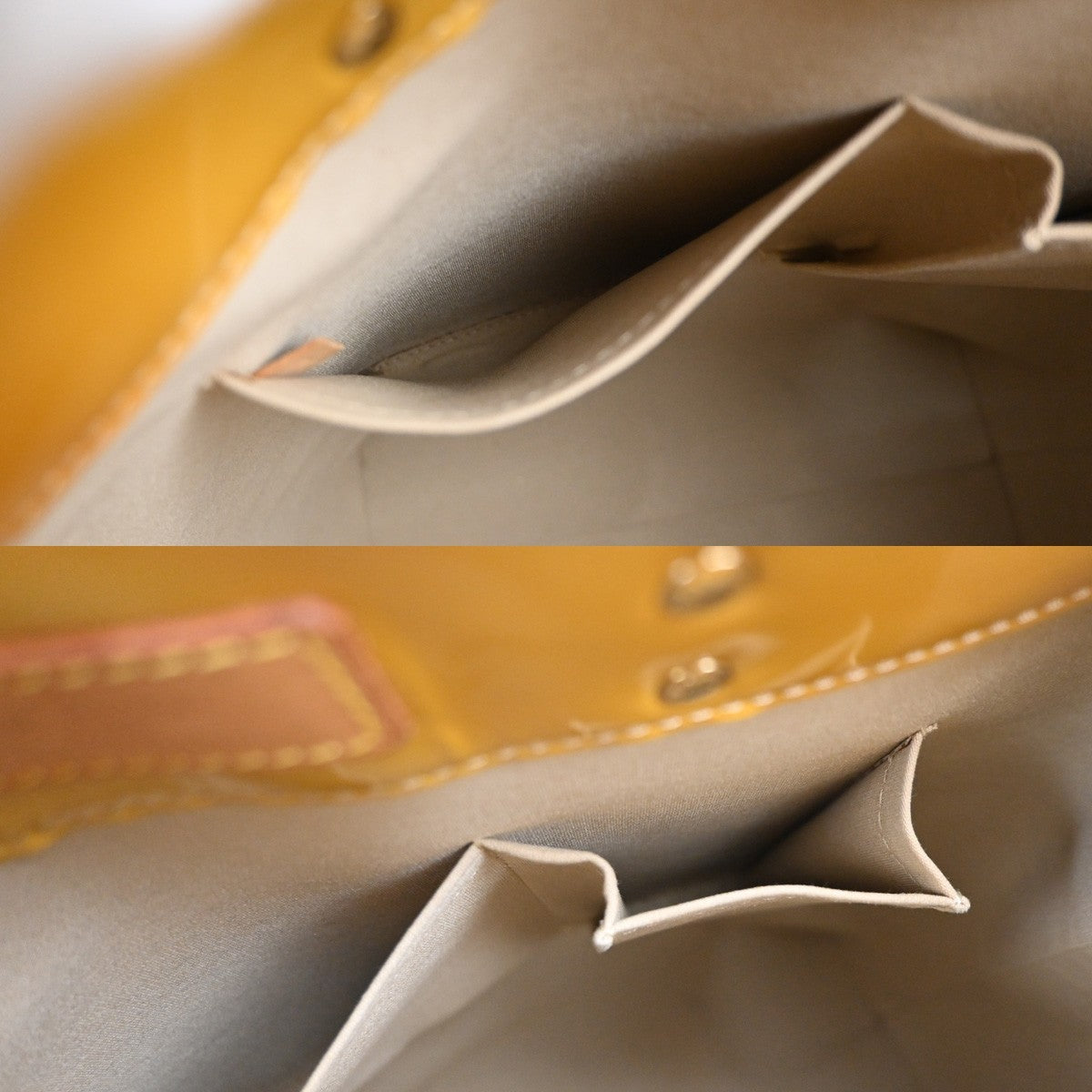 LOUIS VUITTON Read MM Hand Bag Monogram Vernis Patent Leather YW M91141 62KC785