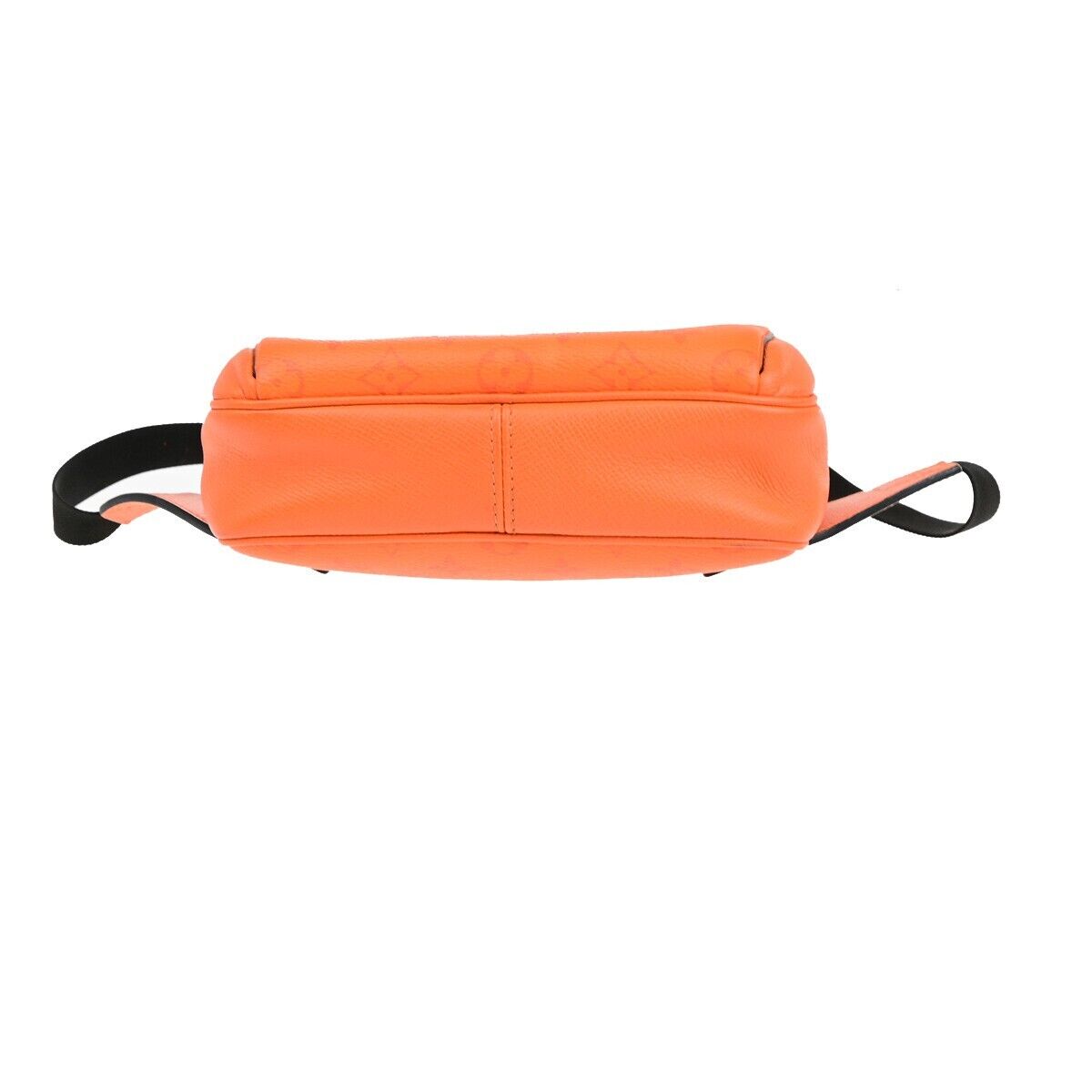 LOUIS VUITTON LV Logo Body Belt Bum Bag Taigarama Leather Orange M30430 44EC336