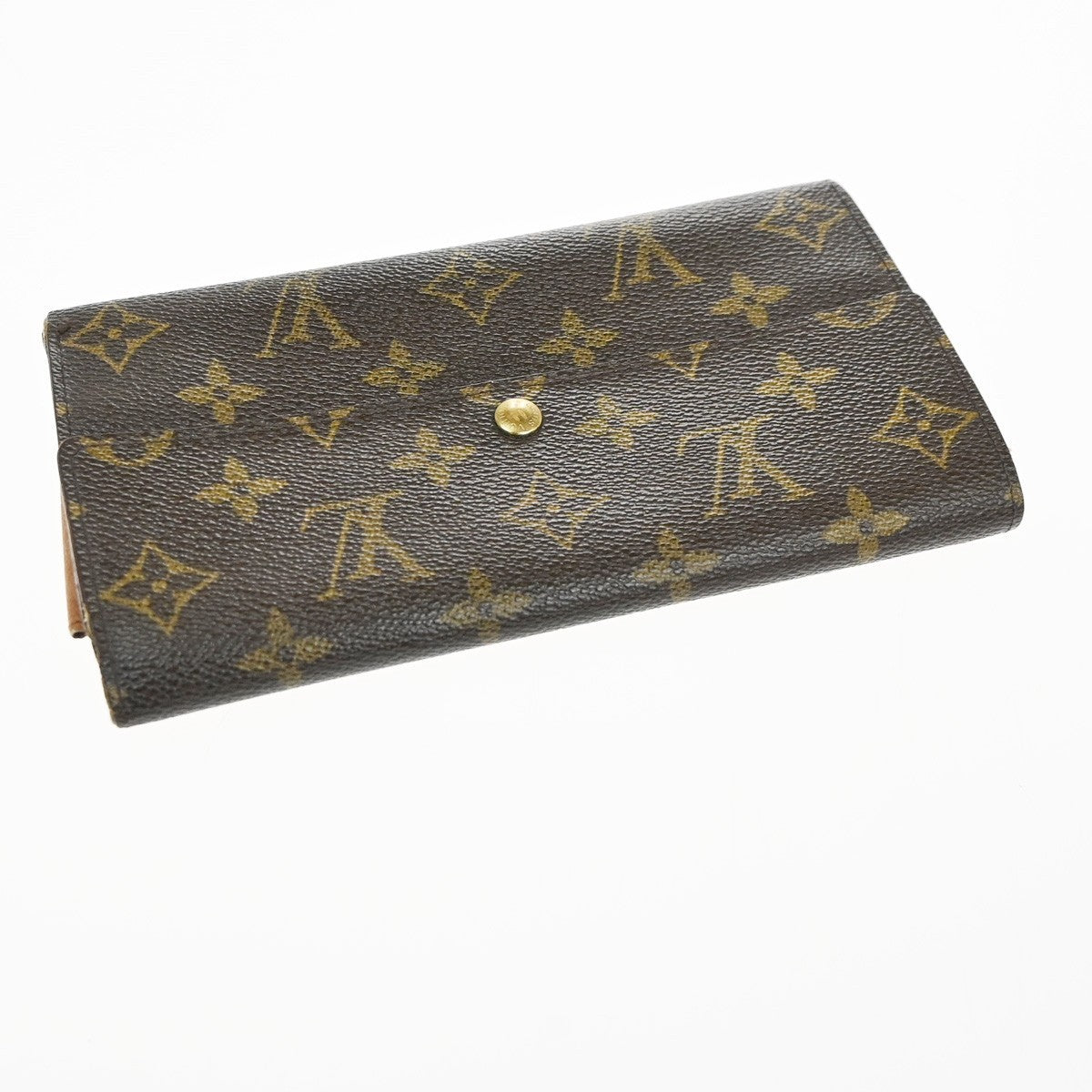 LOUIS VUITTON Porte Monnaie Credit Long Bifold Wallet Monogram BN M61725 02KD075