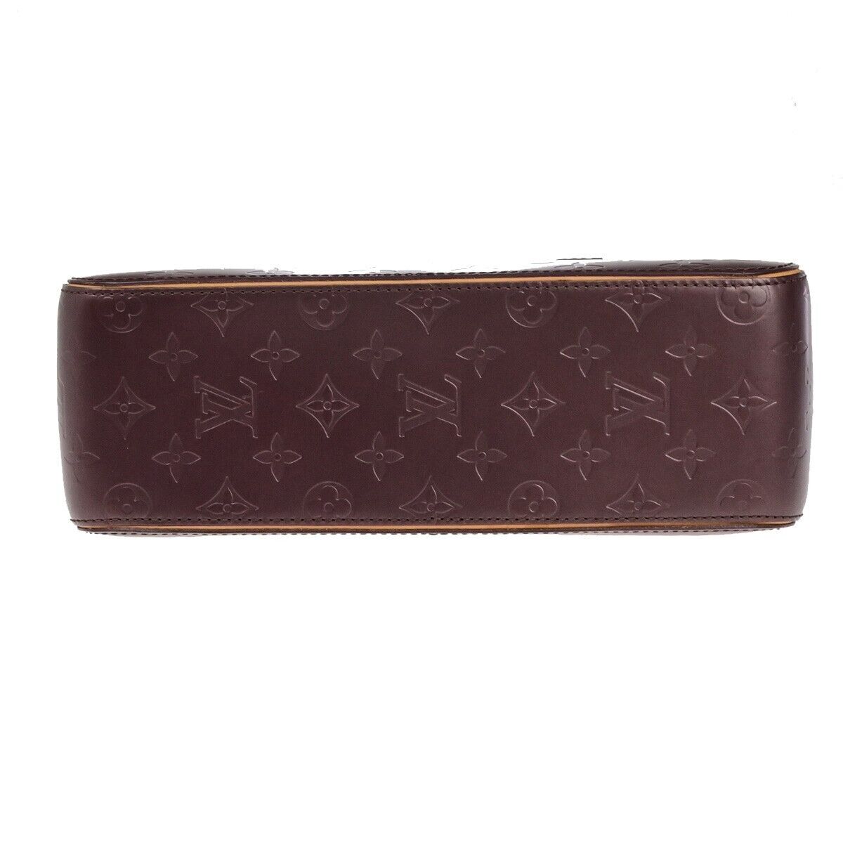 LOUIS VUITTON Shelton Shoulder Bag Monogram Mat Leather Purple M55176 82ED236