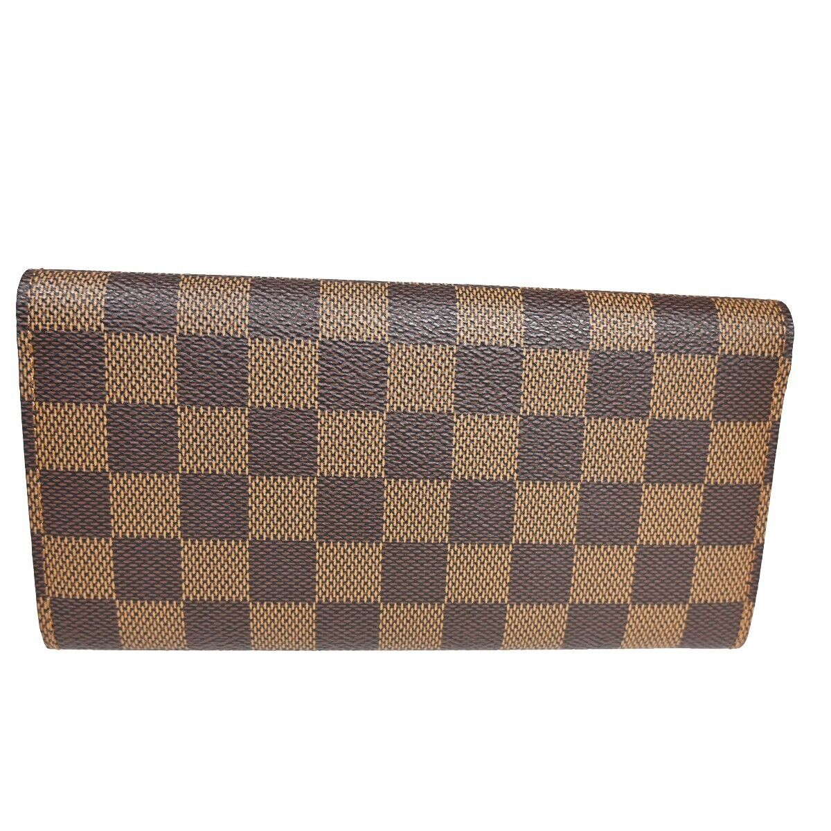 LOUIS VUITTON Portefeuille Emilie Long Bifold Wallet Damier Brown N63019 31RJ271