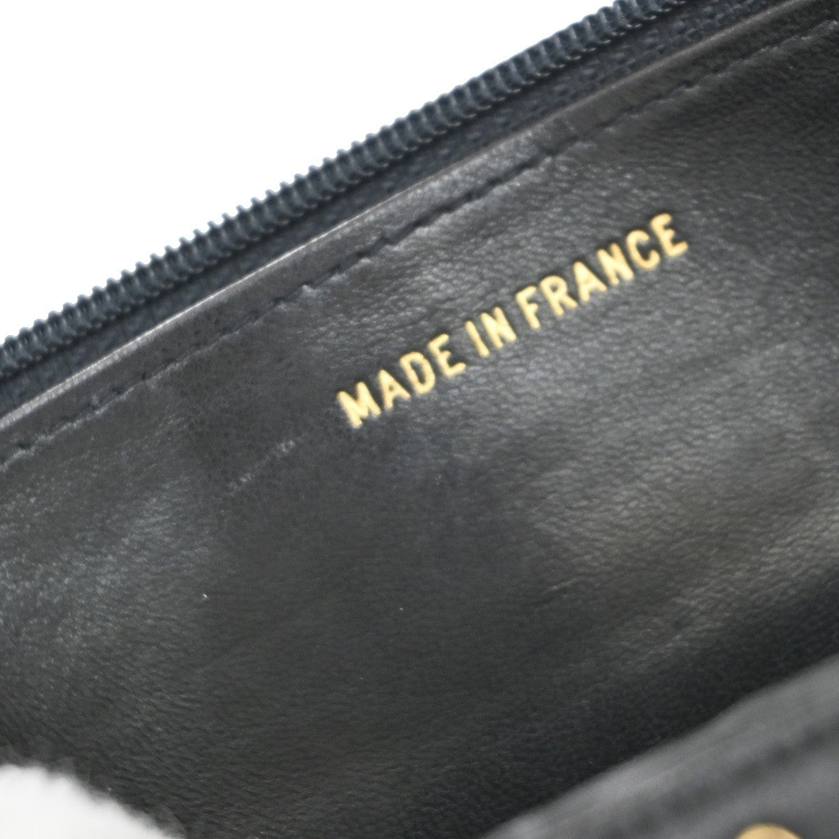 CHANEL CC Logo Long Bifold Wallet Leather Black GHW Vintage 35RF726