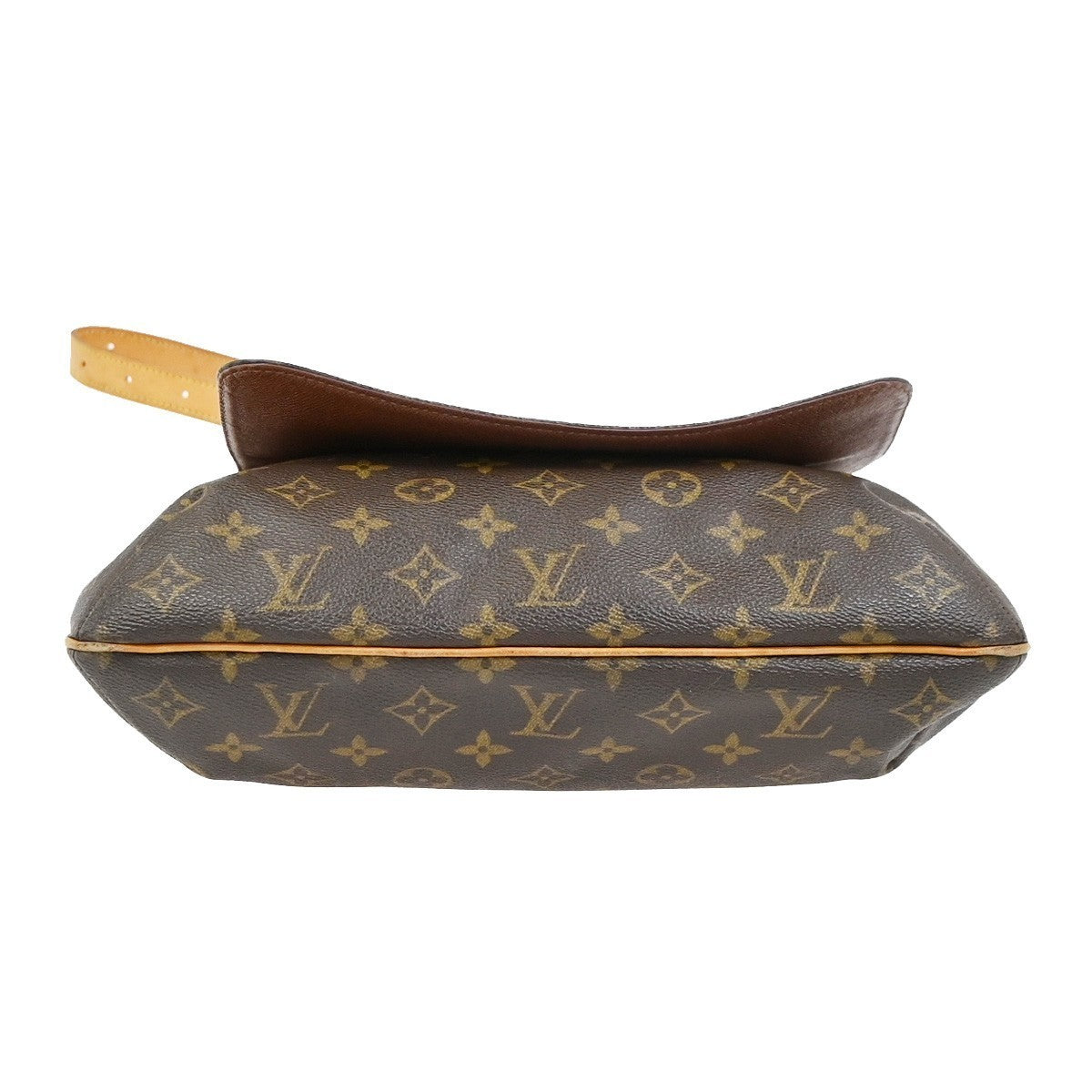 LOUIS VUITTON Musette Shoulder Bag Monogram Leather Brown France M51256 72YJ068