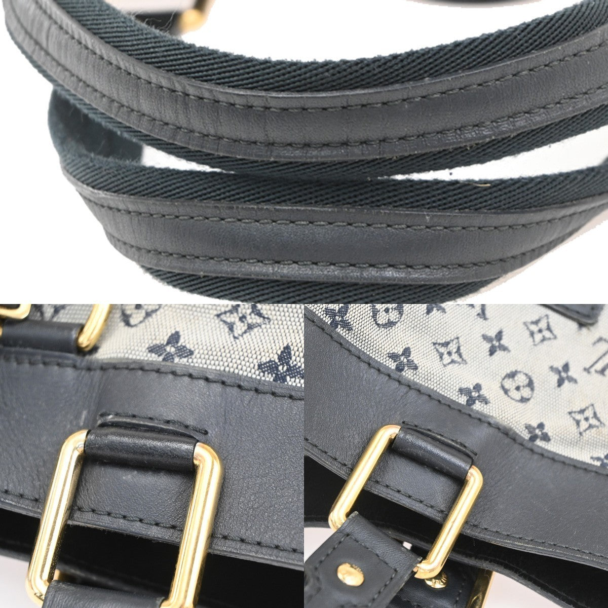 LOUIS VUITTON LV Logo Lucille GM Hand Bag Monogram Mini Canvas M92675 32CB001