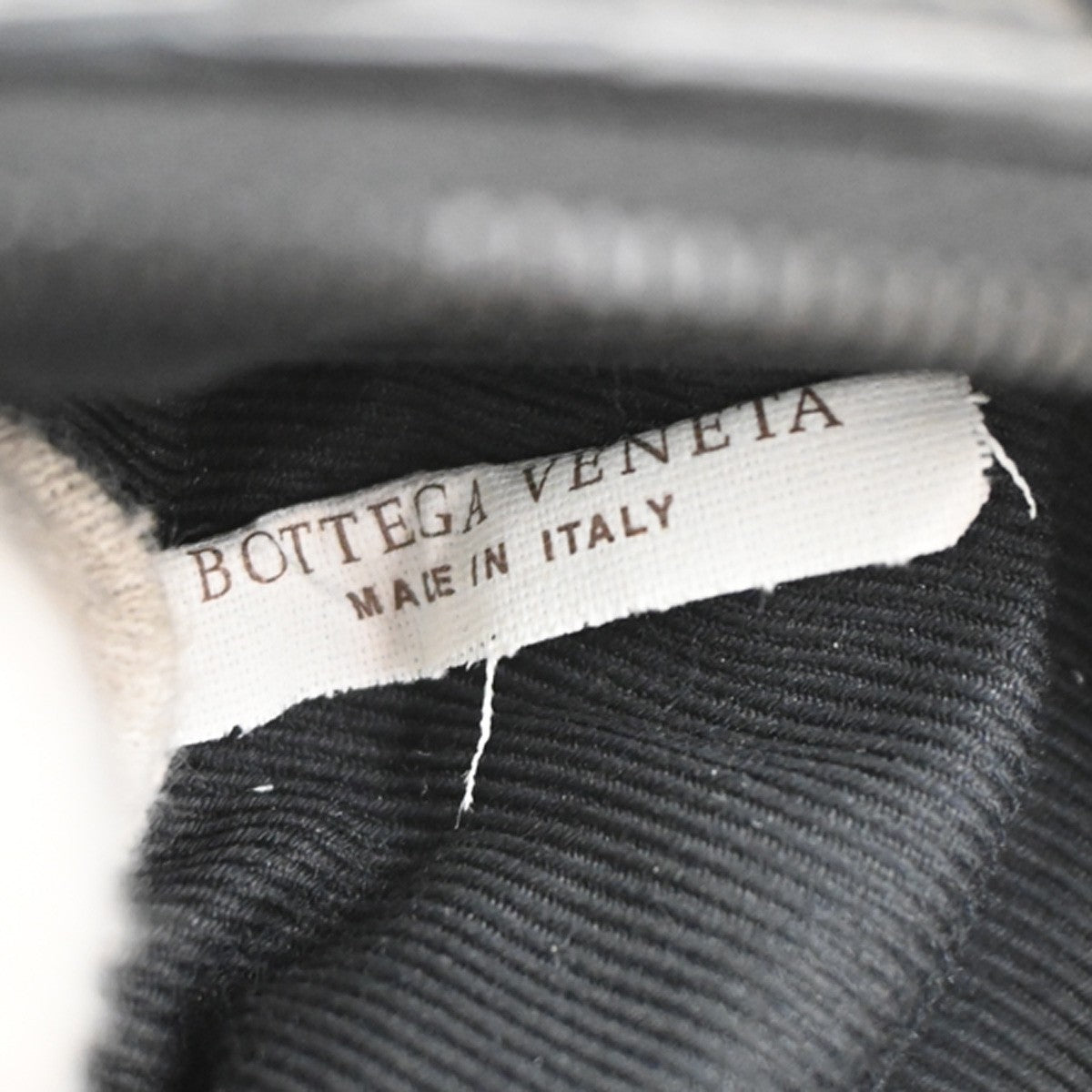 BOTTEGA VENETA Logo Intrecciato Mini Pouch Lambskin Leather Black 30RL546