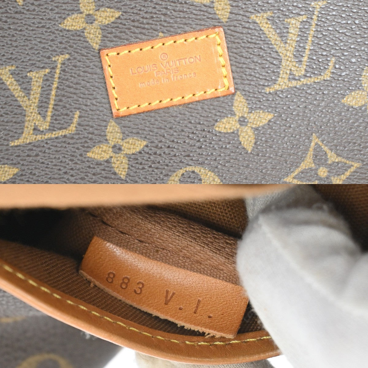LOUIS VUITTON Saumur 35 Shoulder Bag Monogram Leather BN France M42254 83KC992