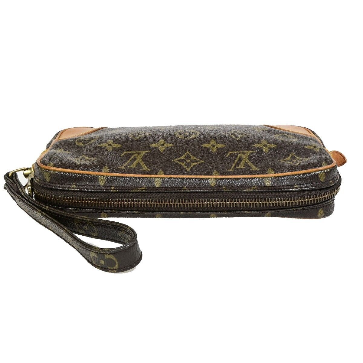 LOUIS VUITTON Marly Dragonne PM Clutch Hand Bag Monogram Leather M51827 32EC572