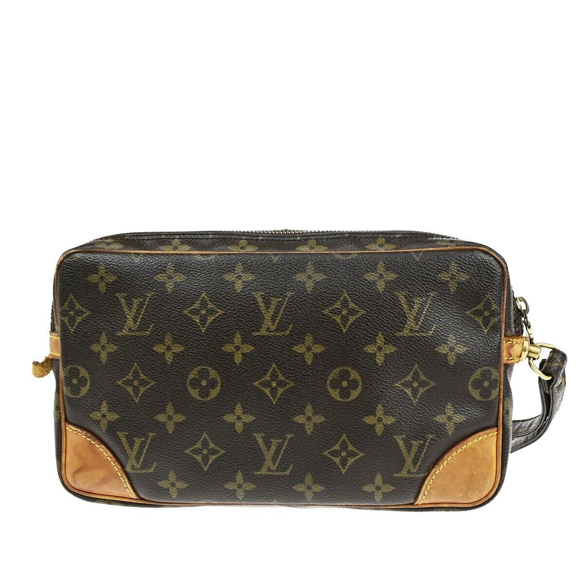 LOUIS VUITTON Marly Dragonne GM Clutch Hand Bag Monogram Brown M51825 64FA724