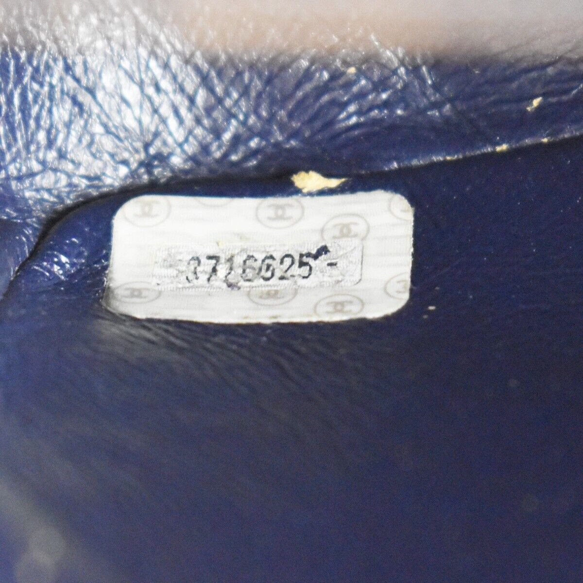 CHANEL CC Mini Matelasse Chain Shoulder Bag Velour Purple GHW Vintage 41FA170