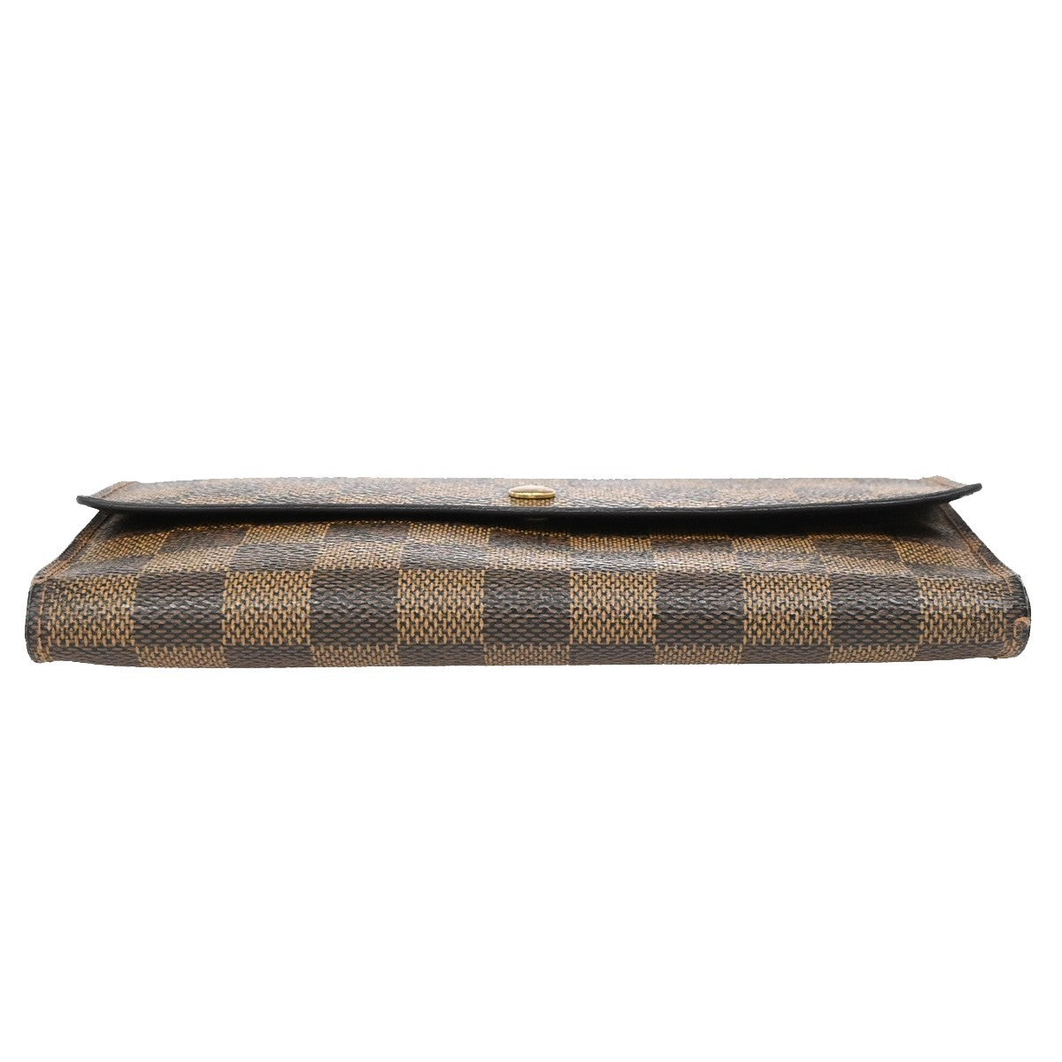 LOUIS VUITTON International Trifold Wallet Damier Leather Brown N61215 02KP147