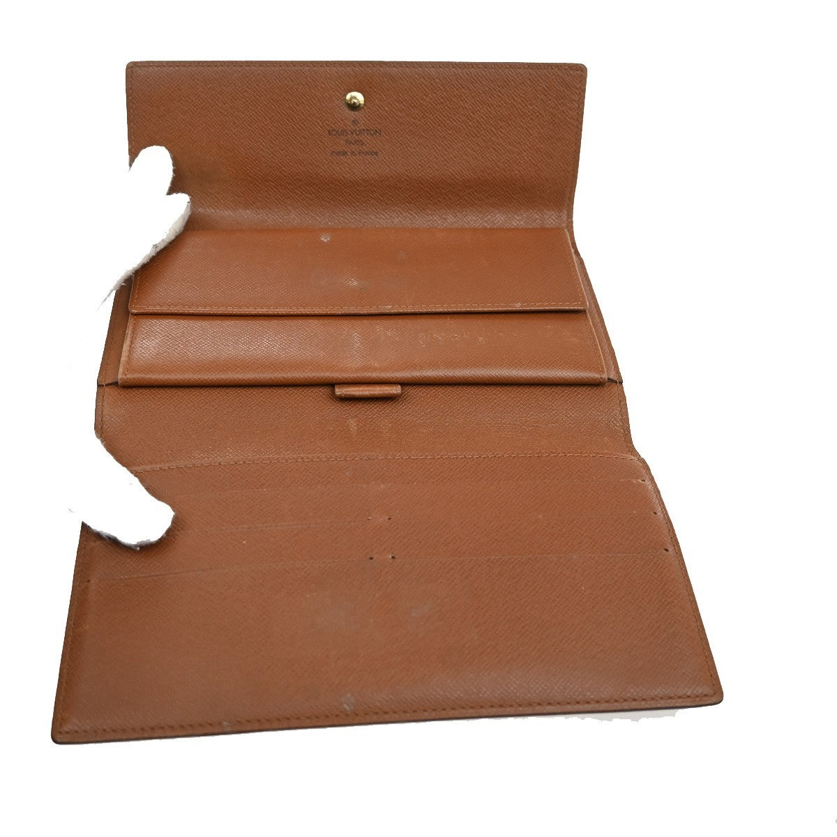 LOUIS VUITTON 3 Set Bifold Wallet Monogram Leather Brown 61AA109