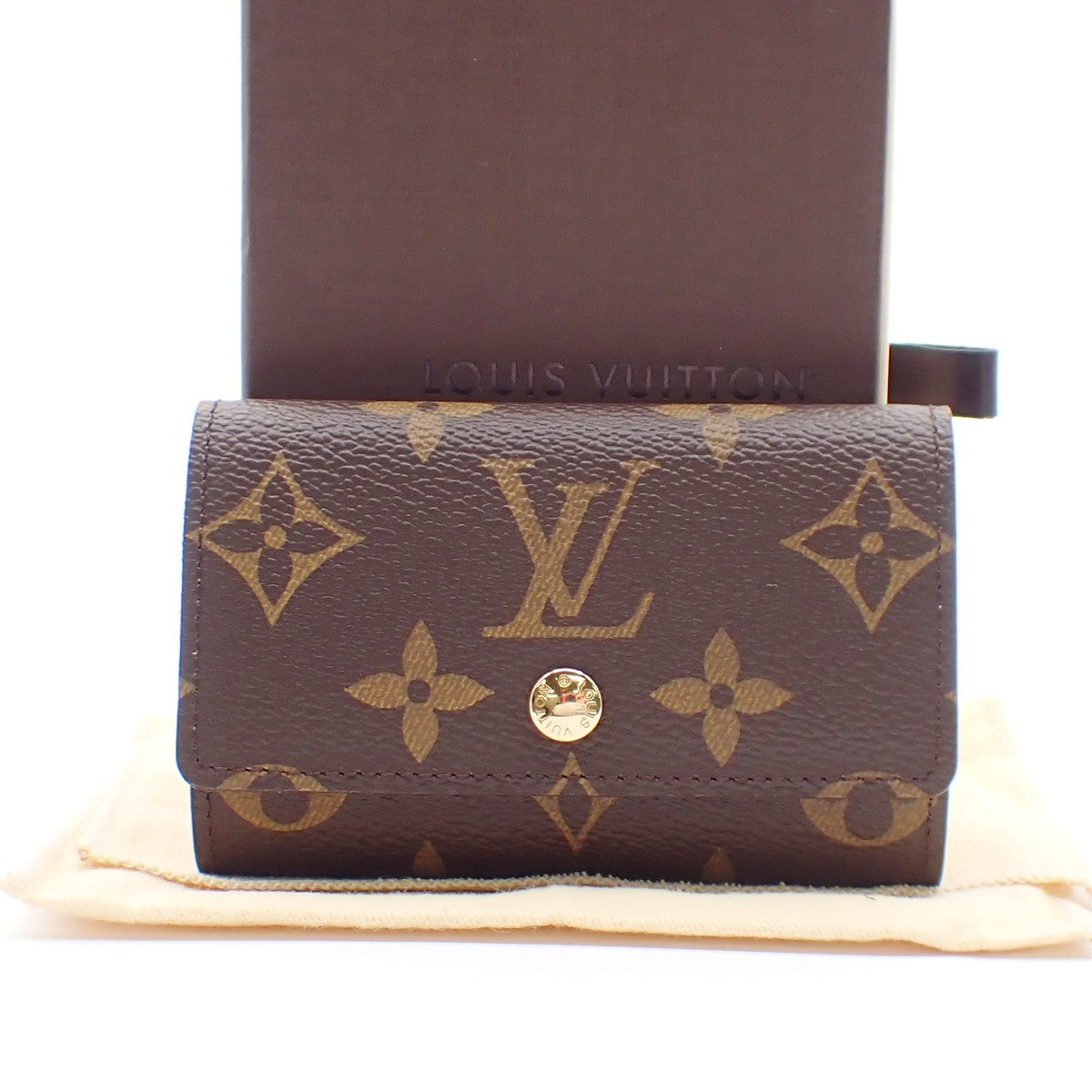 LOUIS VUITTON Multicles 6 Hooks Key Case Monogram Leather Brown  M62630 38AA123