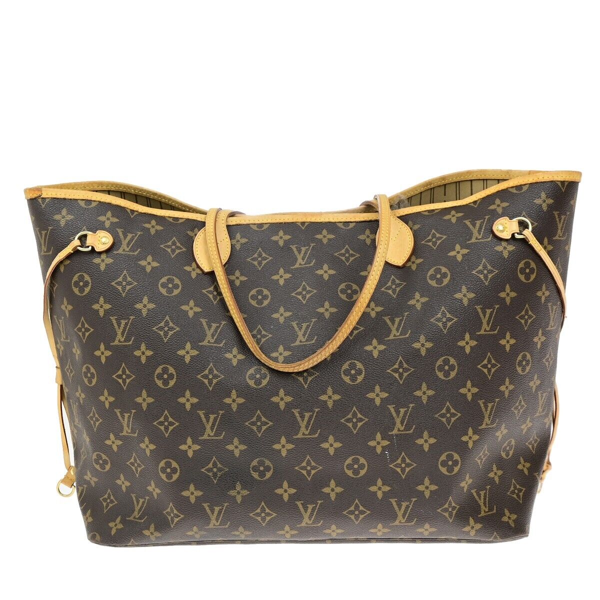 LOUIS VUITTON Neverfull GM Shoulder Tote Bag Monogram Leather BN M40157 95EE033