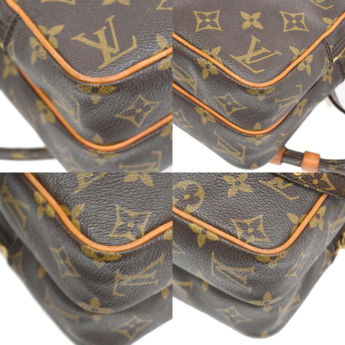 LOUIS VUITTON Mini Amazon Shoulder Bag Monogram Leather Brown M45238 70KB536