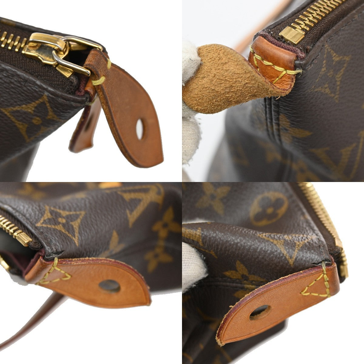 LOUIS VUITTON LV Iena PM Shoulder Bag Monogram Leather Brown M42268 11KB692