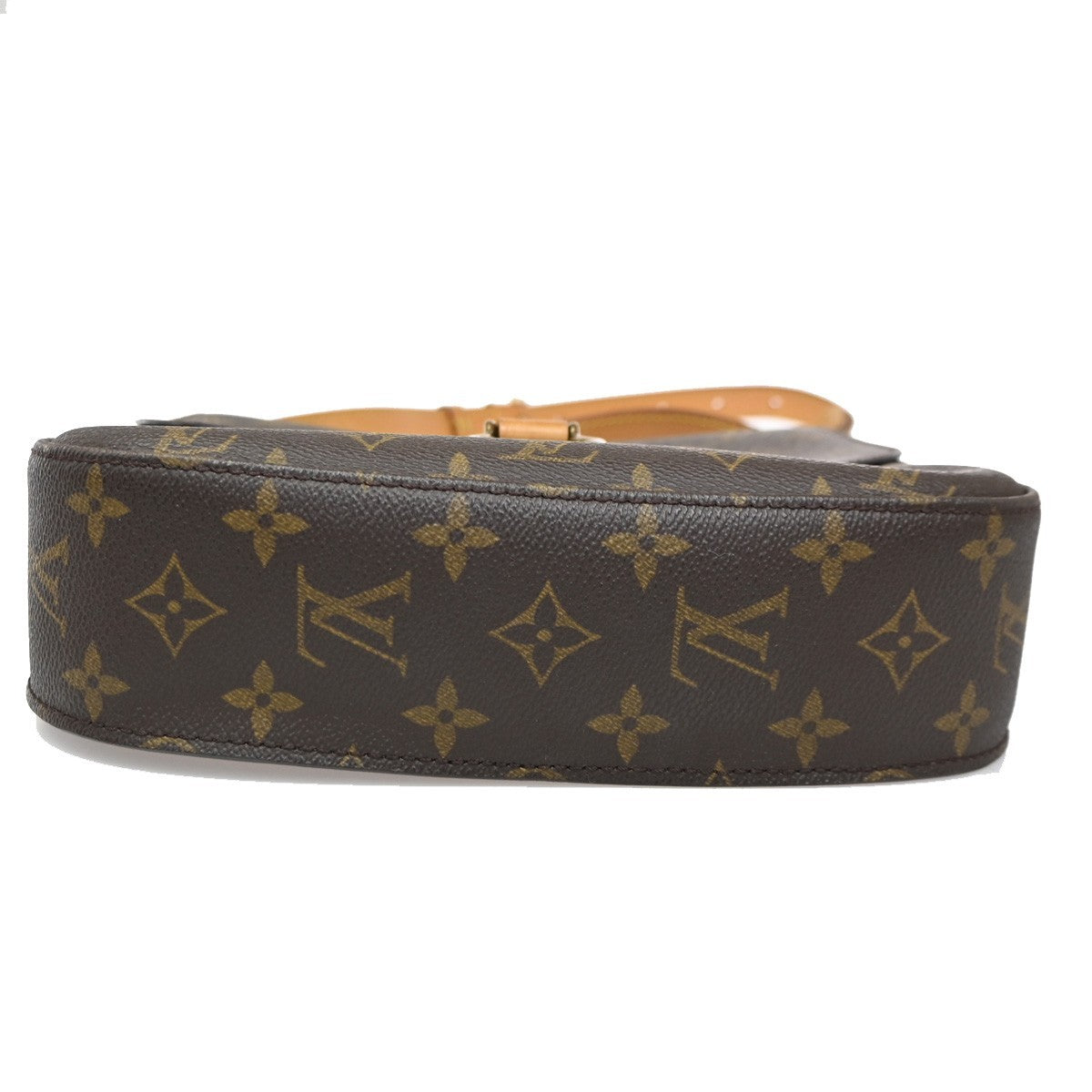 LOUIS VUITTON Saint Cloud GM Shoulder Bag Monogram Leather Brown M51242 76CA606