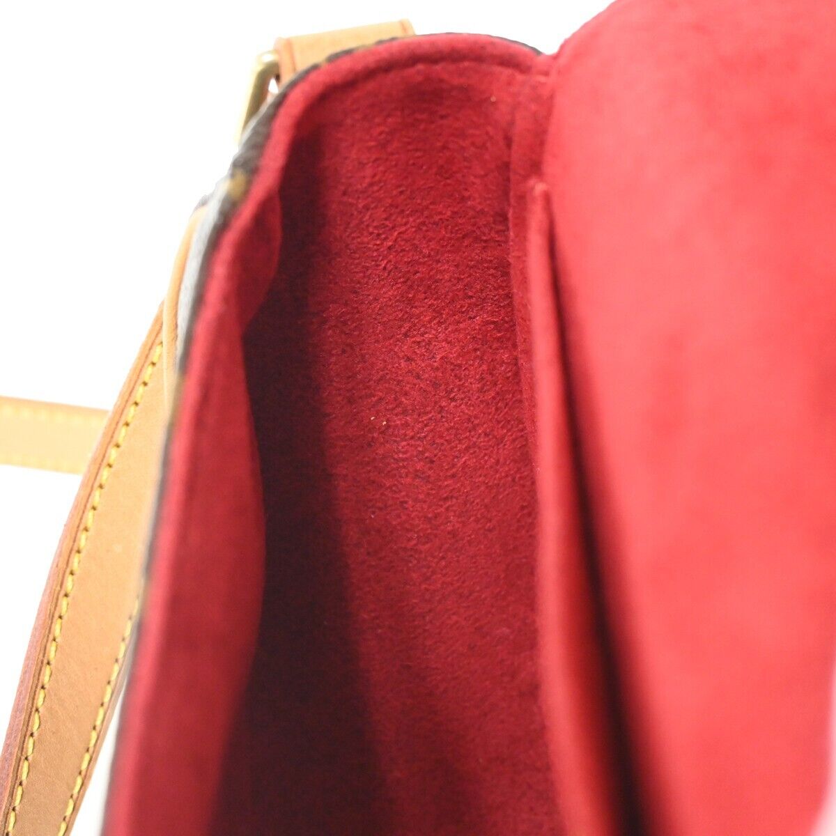 LOUIS VUITTON Tambourine Shoulder Bag Monogram Leather Brown M51179 638HB460