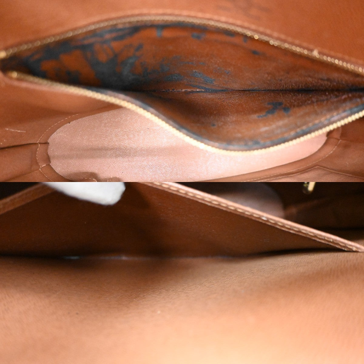LOUIS VUITTON BABYLONE Shoulder Bag Monogram Leather Brown France M51102 81KC608