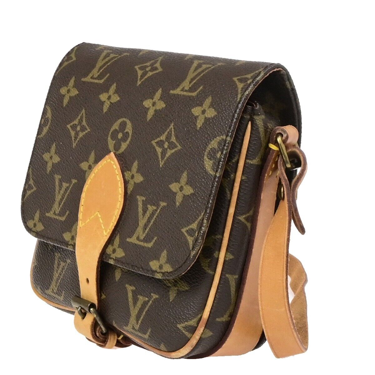 LOUIS VUITTON Mini Cartouchiere Shoulder Bag Monogram Leather BN M51254 73ED380