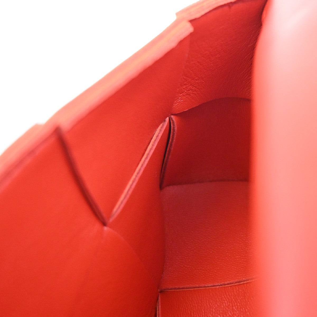 BOTTEGA VENETA Logo Cassette Maxi Intrecciato Bum Bag Leather Red Italy 91RQ040