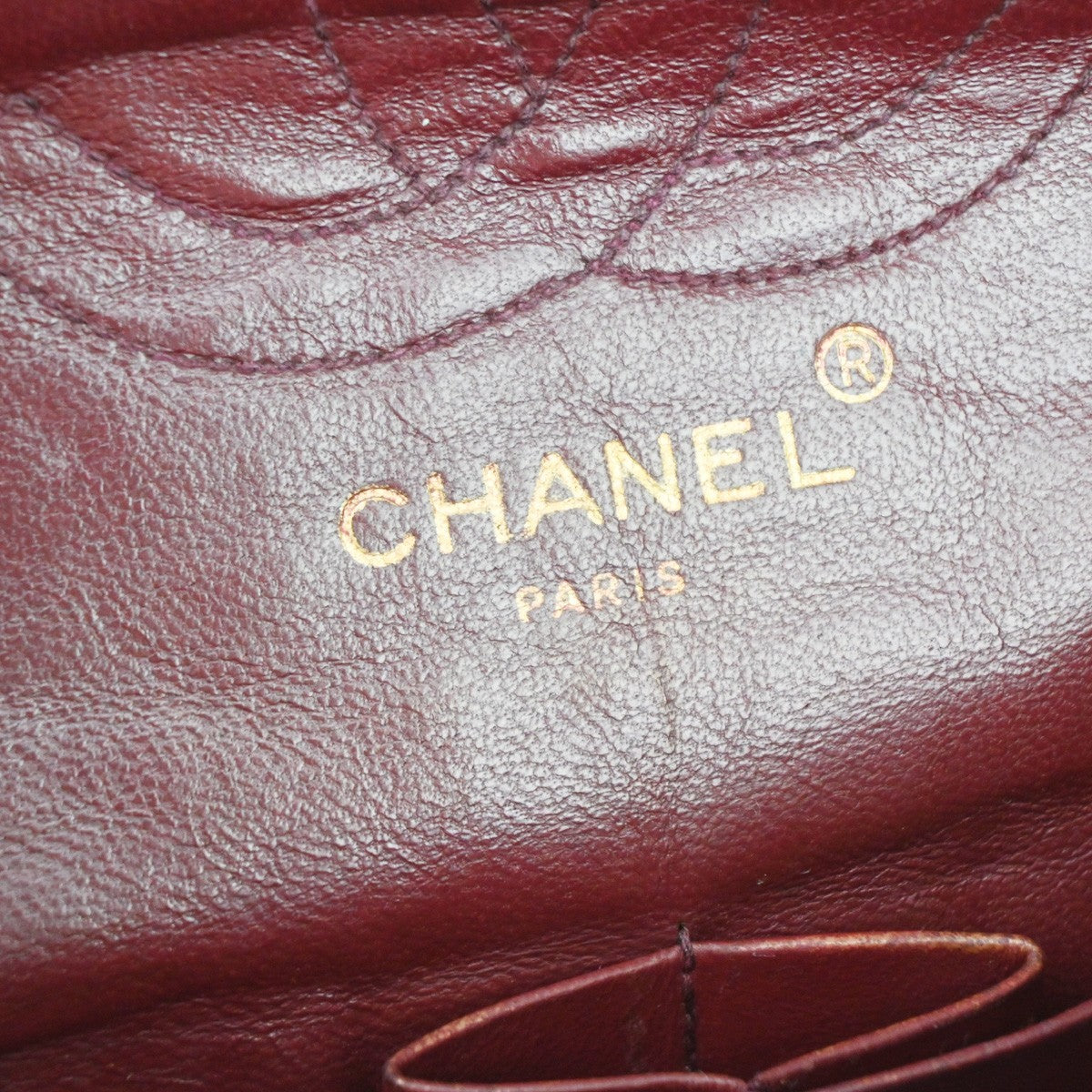 CHANEL CC Matelasse 25 Double Flap Chain Shoulder Bag Leather Black GHW 357RL460