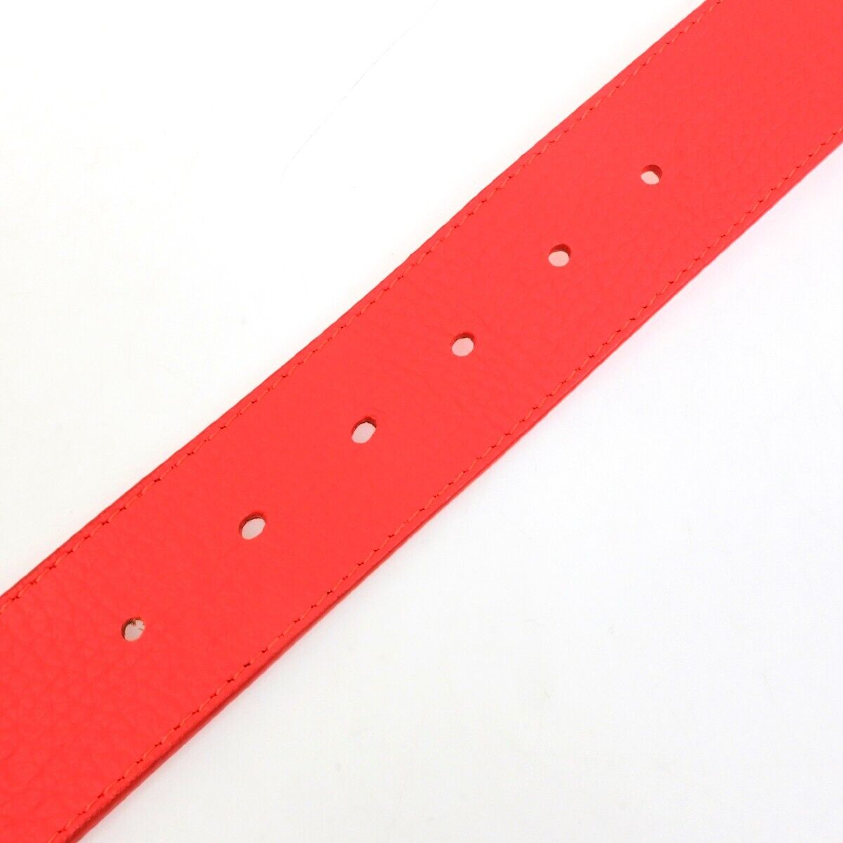 LOUIS VUITTON Ceinture LV Shape Belt  98/38 Taurillon Leather Red MP238 89RL093