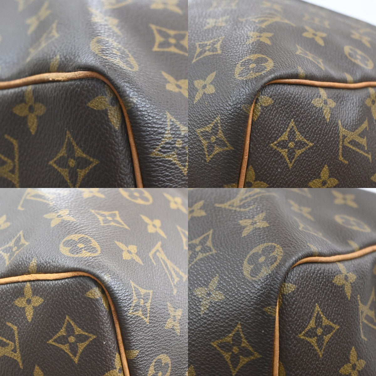 LOUIS VUITTON Keepall 50 Travel Hand Bag Monogram Leather Brown M41426 98SA131