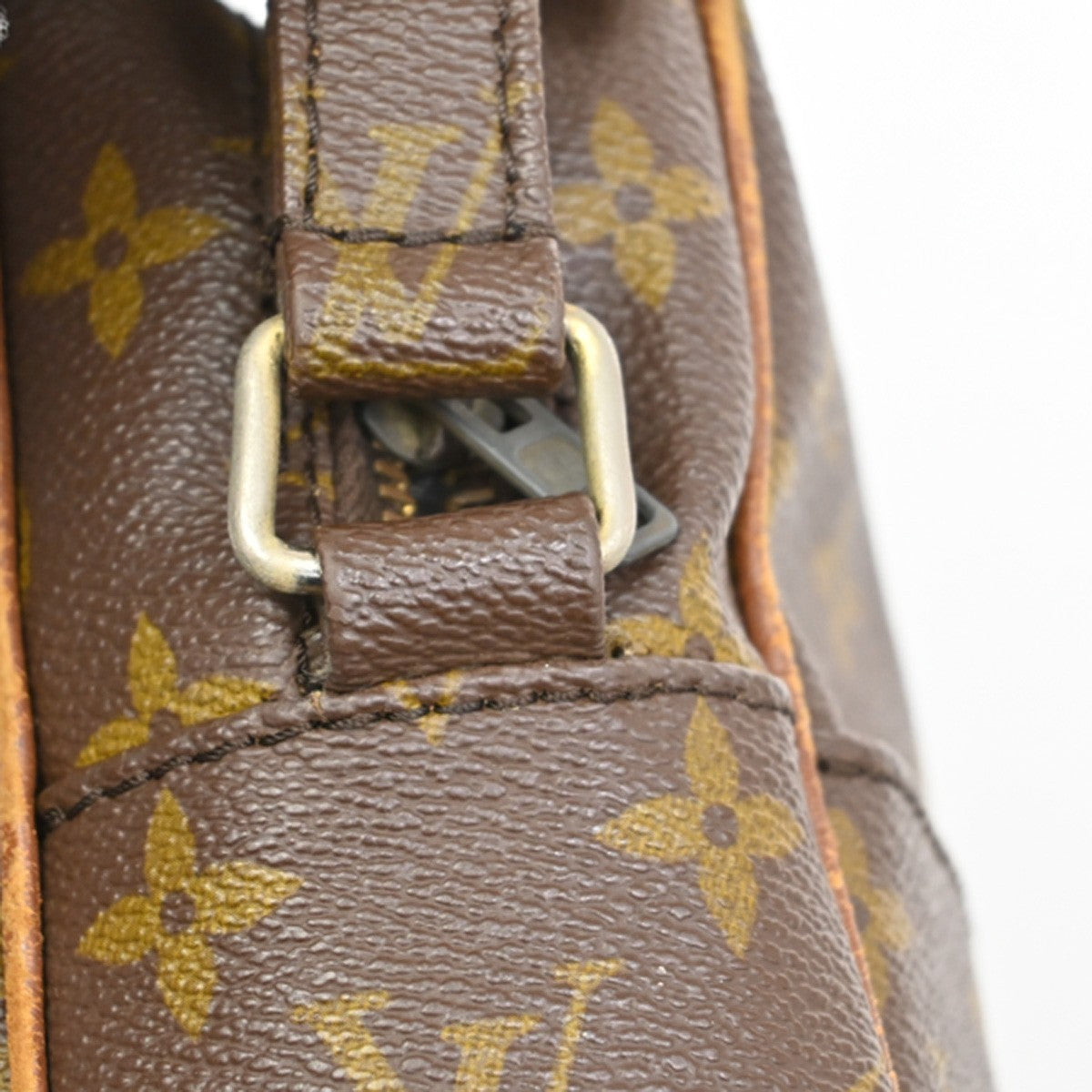 LOUIS VUITTON Petit Marceau Shoulder Bag Monogram Leather Brown M40264 04KB525