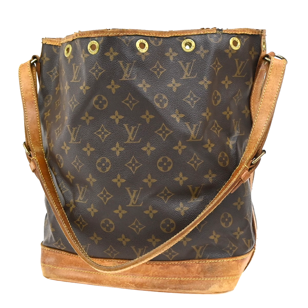 LOUIS VUITTON Noe GM Drawstring Shoulder Bag Monogram Leather BN M42224 66YJ060