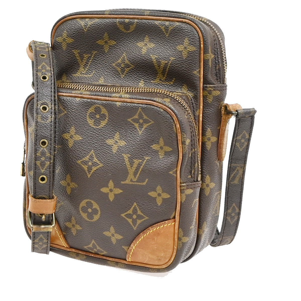 LOUIS VUITTON Amazon Crossbody Shoulder Bag Monogram Leather BN M45236 69KC647