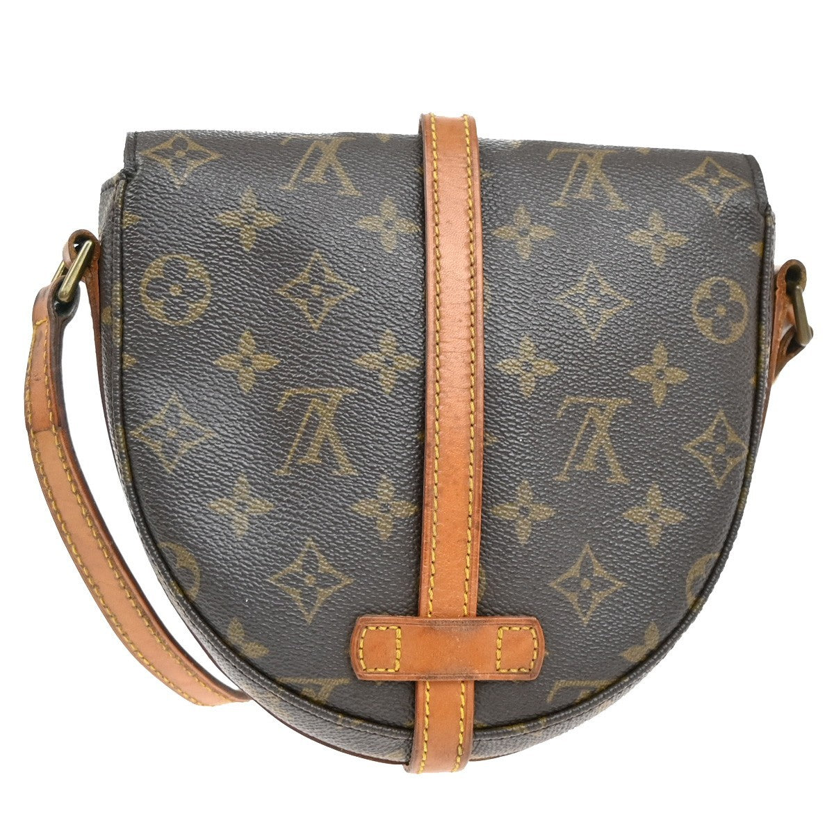 LOUIS VUITTON Chantilly PM Shoulder Bag Monogram Leather Brown M51234 80KB465