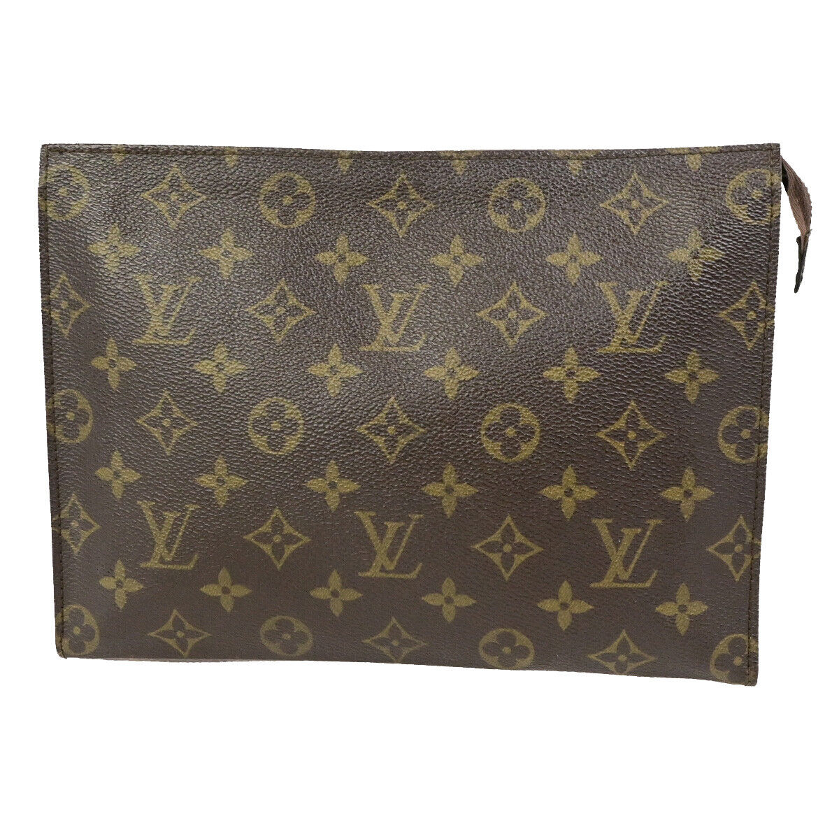 LOUIS VUITTON Poche Toilette 26 Clutch Hand Bag Monogram Leather M47542 05SJ536