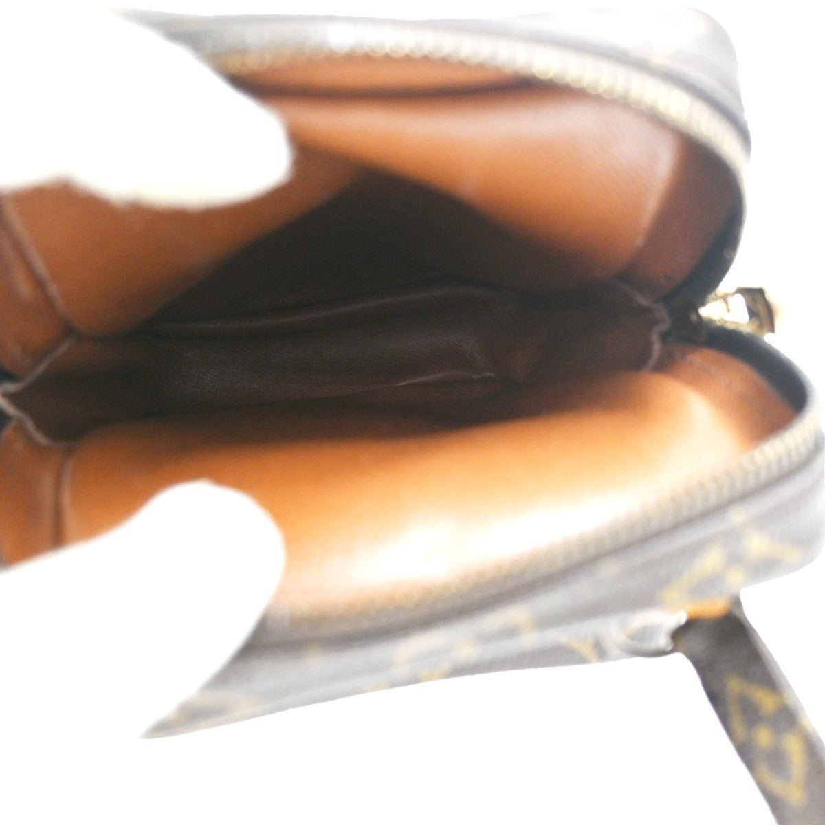 LOUIS VUITTON Mini Amazon Shoulder Bag Monogram Leather Brown M45238 31KC520